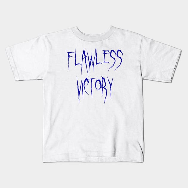 Flawless Victory Mortal Kombat Kids T-Shirt by D_Machine